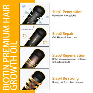 EELHOE Biotin Deeply Moisturizes And Improves Scalp Massage Treatment Soft Hair Essential Oil