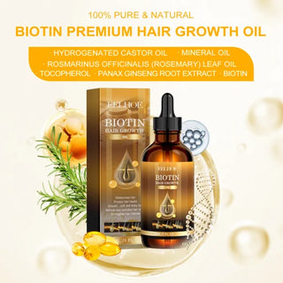 EELHOE Biotin Deeply Moisturizes And Improves Scalp Massage Treatment Soft Hair Essential Oil