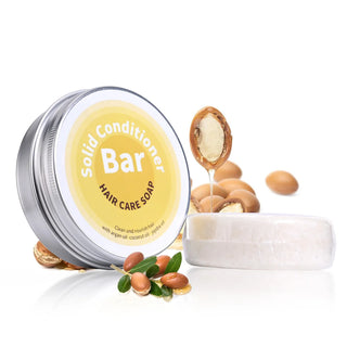 Plant Essential Oil Hair Conditioner Soap Rich in Argan Oil Coconut Oil Jojoba Oil Deep Hair Care Soap Used with Shampoo Soap