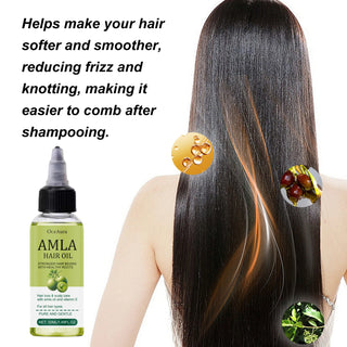Hair Oil Original Amla Oil Hair Growth Moisturizing Smoothing Repair Damaged Dry Frizzy Ends Split Scalp Smooth moisturize Hairs