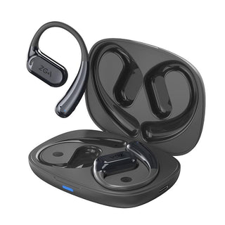 NNEDSZ Wireless Bluetooth Earphone Ear-Mounted - Black-0